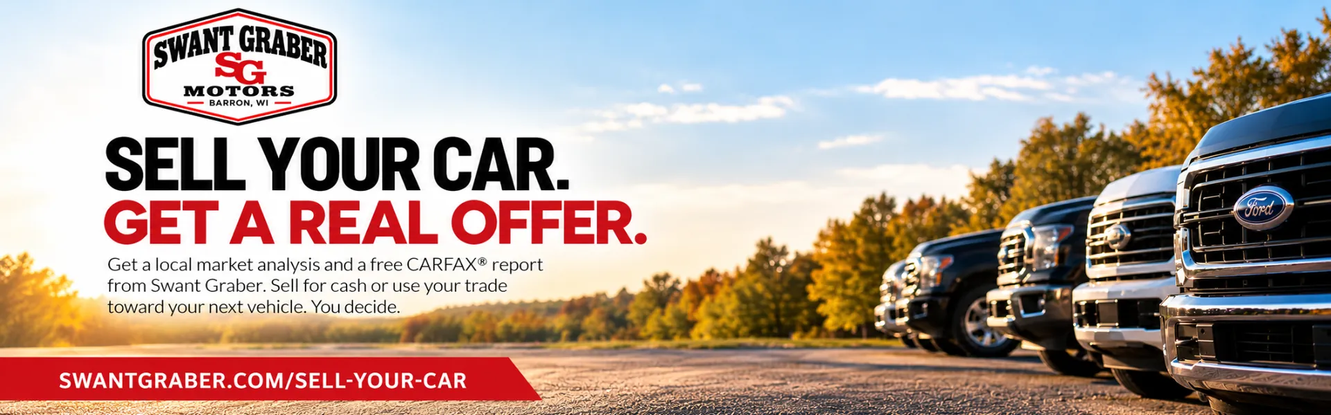 Sell Your Car. Get a Real Offer at Swant Graber Motors in Barron WI